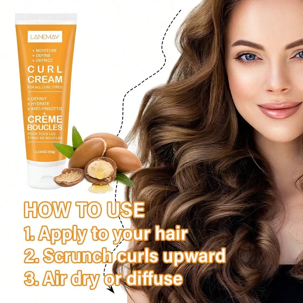 Curl Cream Leave-In Treatment – Defines & Moisturizes All Curls