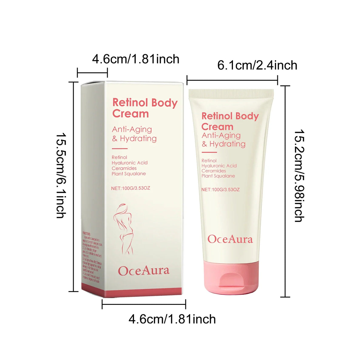 OceAura Retinol Firming Body Cream – Lift, Firm & Hydrate