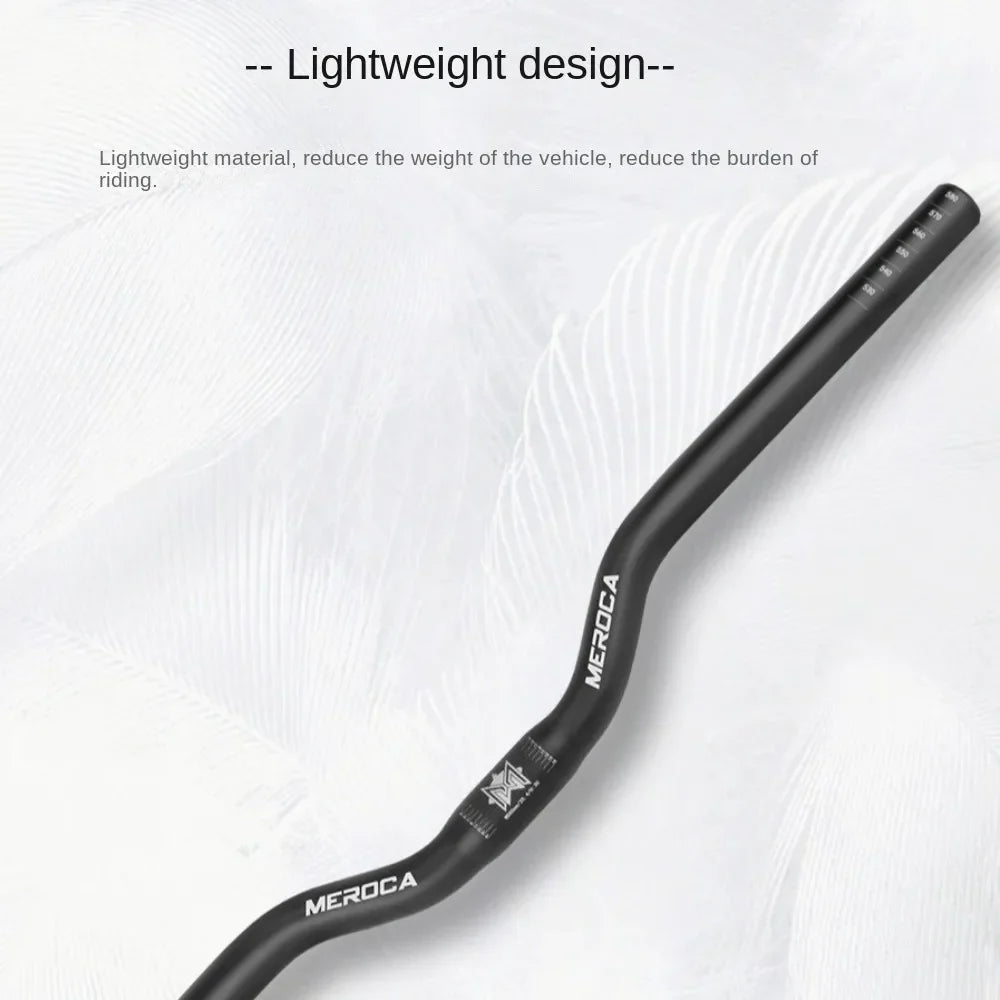 MEROCA MTB Aluminum Handlebar Straight/Riser 25.4x540/580mm