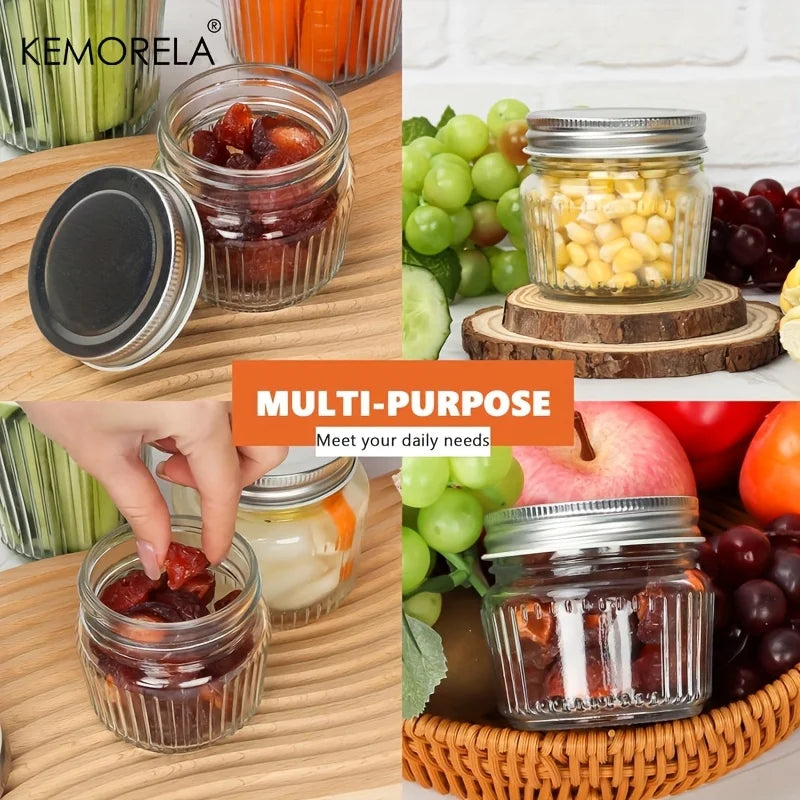 Airtight Glass Food Storage Jars – BPA-Free Kitchen Canisters