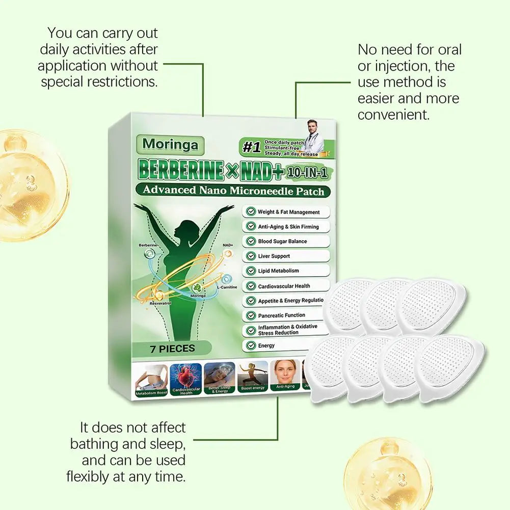 10-in-1 Nano Microneedle Firming & Moisturizing Skin Patches