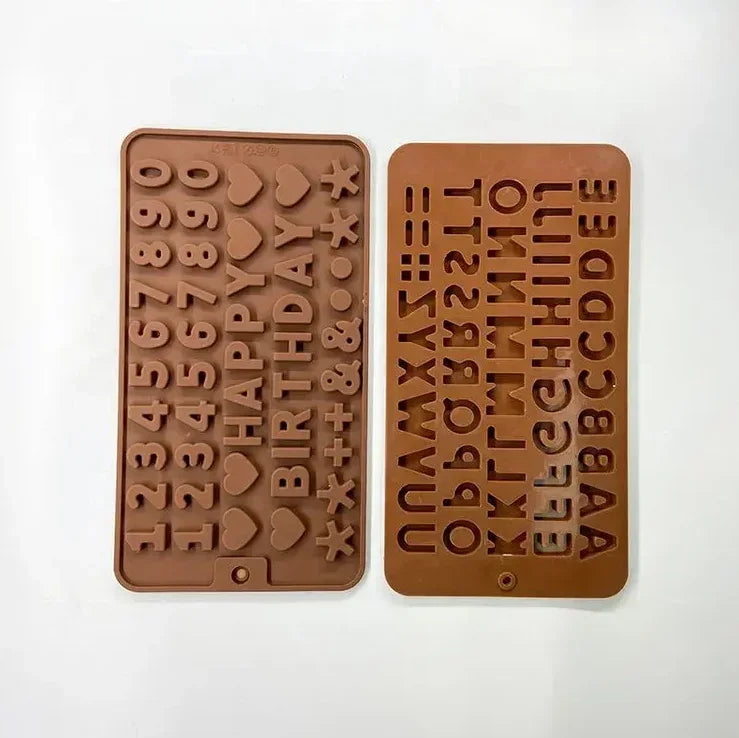 BPA-Free Silicone Chocolate Mold – Birthday Candy Baking Tool
