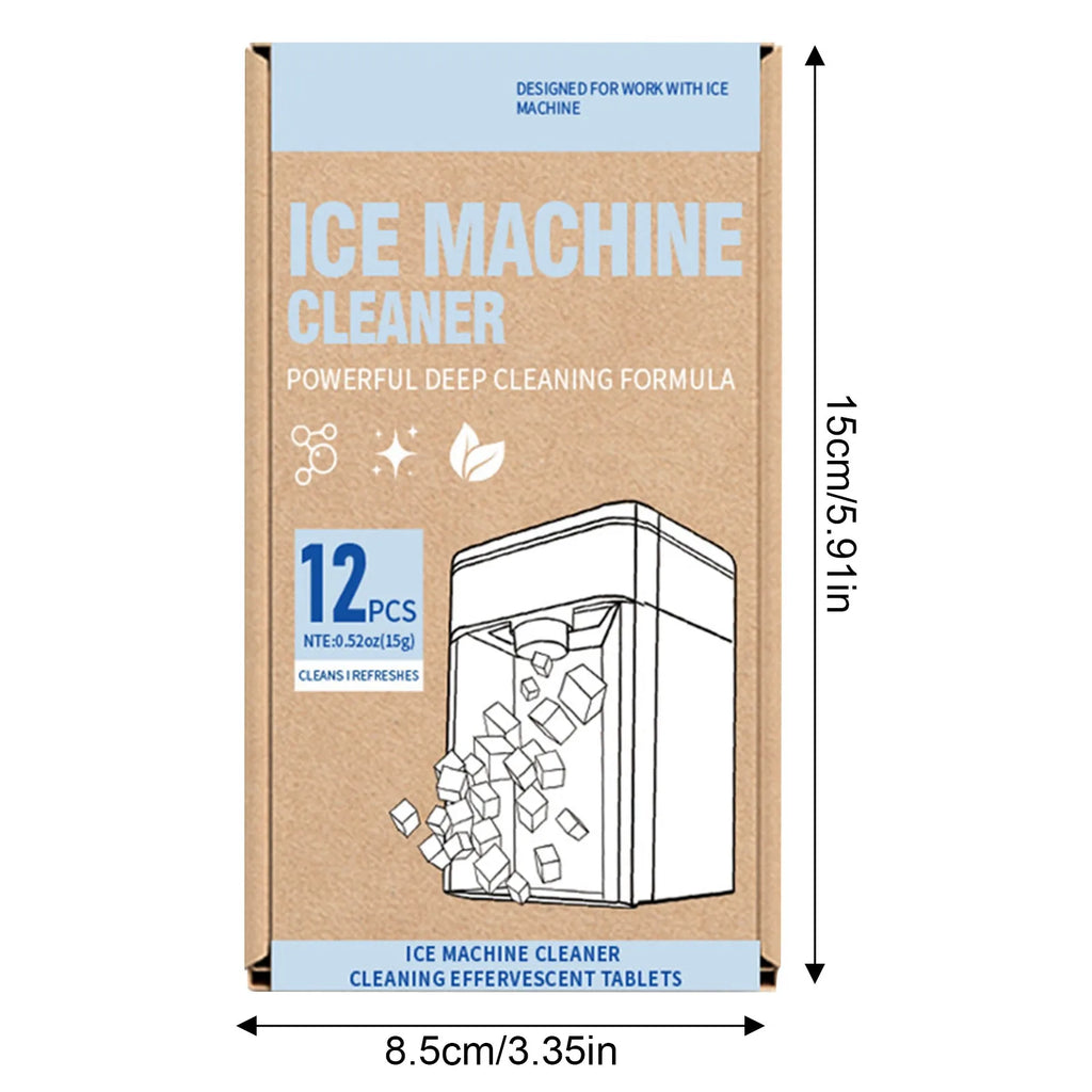 Ice Maker Cleaner & Descaler Tablets – 12 Pack | Scale Remover