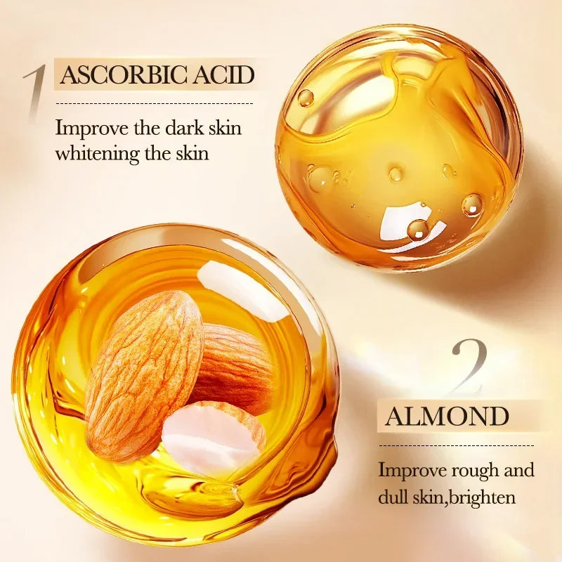 Sweet Almond Scrub Shower Gel – Brightening Body Wash 500ml