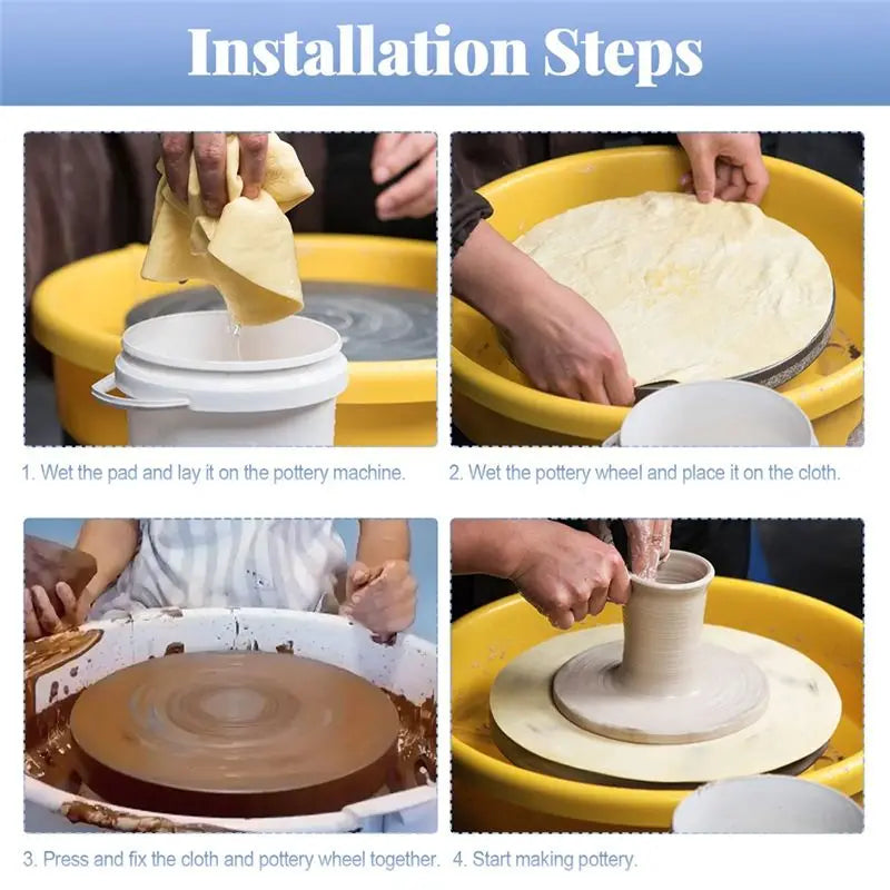 A36T- Pottery Wheel Absorbent Mat Cloth PVA Towel Clay Sculpture