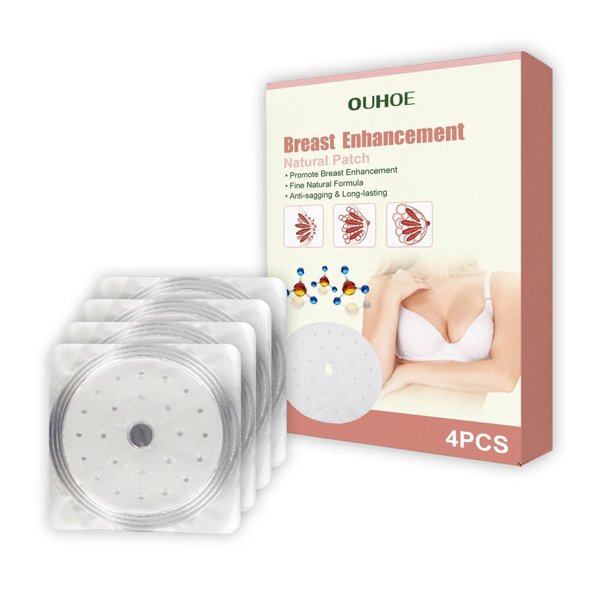 Firming & Lifting Breast Patches – Plumping Chest Care 4 Pcs
