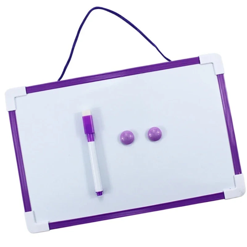 1-Pack Double-sided Magnetic Whiteboard-includes 1 Markers Magnets