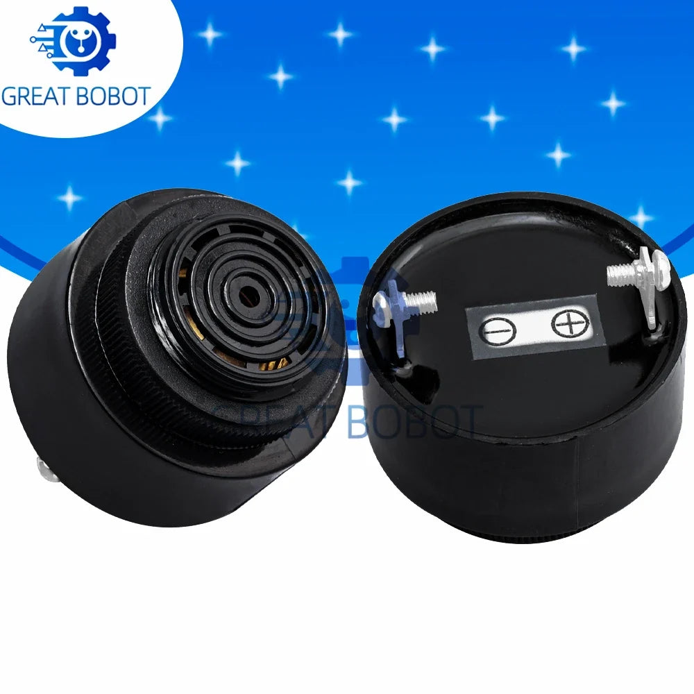 SFM380 Active Piezoelectric Buzzer 12V/24V DC Car Speaker