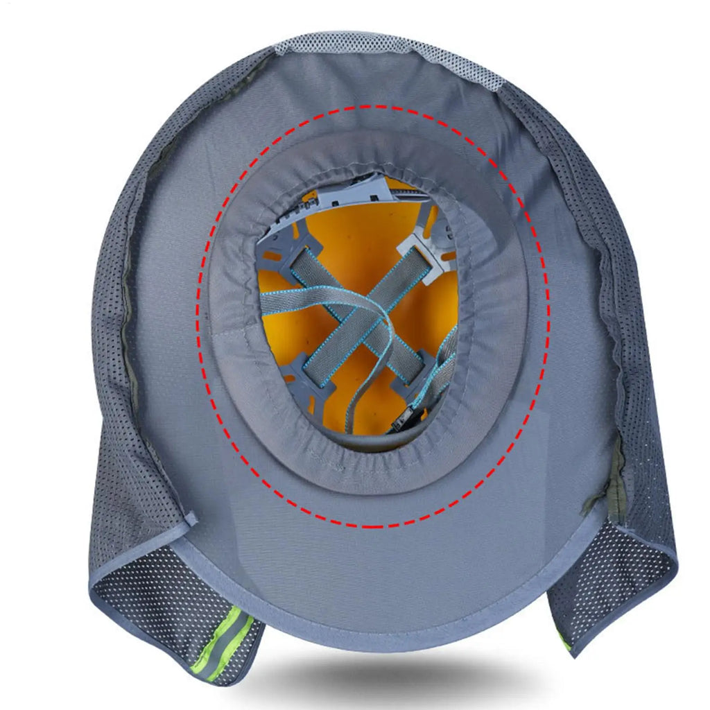 Hard Hat Sun Shade Visor – Breathable, Cooling & Reflective