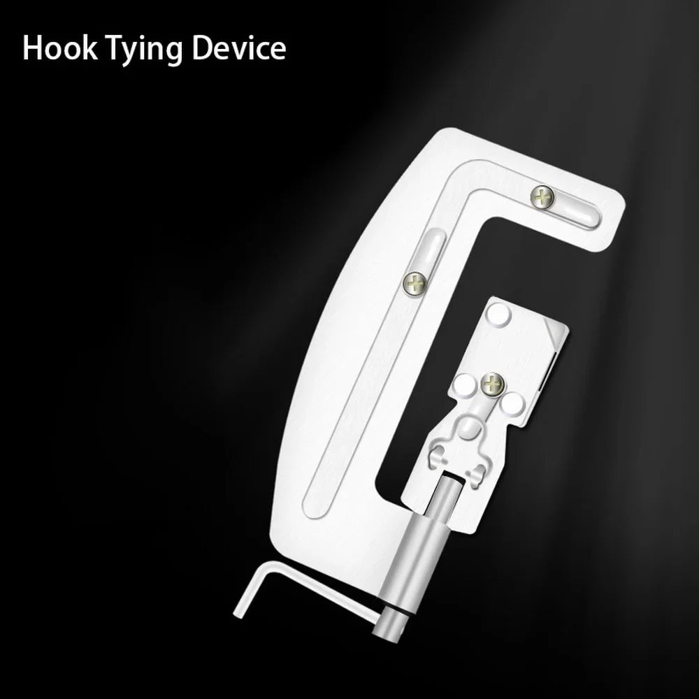 Semi-Auto Fishing Hook Knotter – Stainless Steel Tier Tool