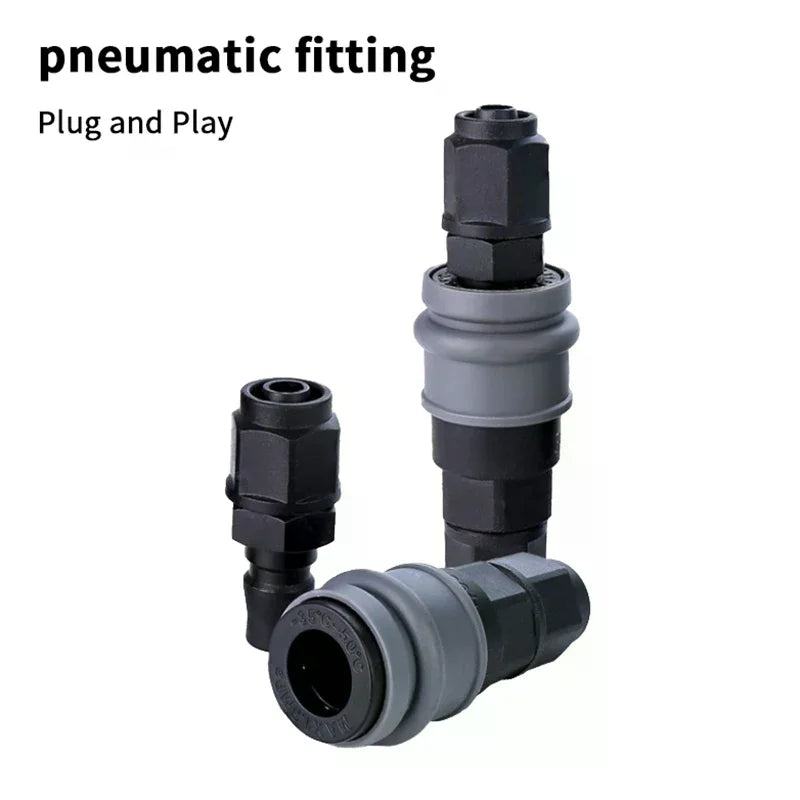 C-Type Self-Locking Pneumatic Quick Connect Fitting 8/10/12mm