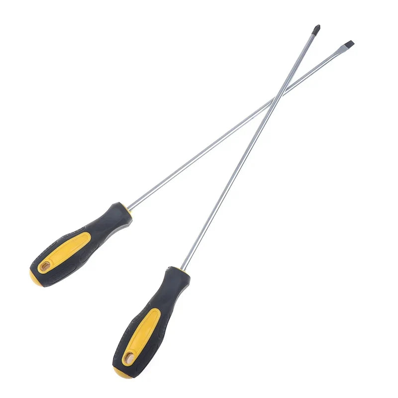 6×300mm Long Handle Magnetic Screwdriver – Flat & Phillips