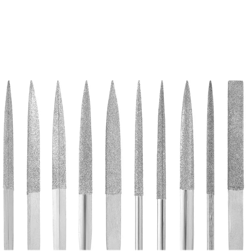 Diamond Needle File 3x140mm Mini Stone Glass Metal Carving Craft Hand