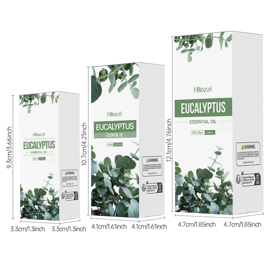 Hllozzi Pure Eucalyptus Essential Oil | Aromatherapy Diffuser
