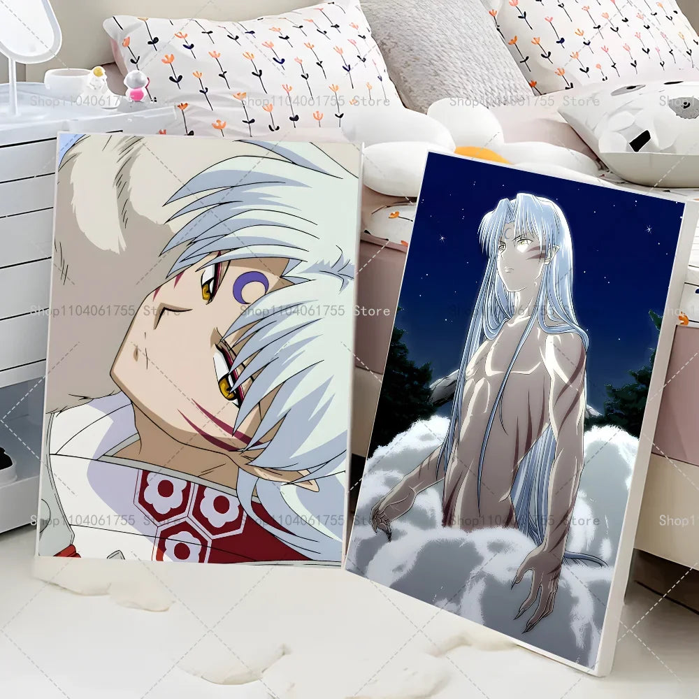 Inuyasha Sesshoumaru Anime Wall Poster Self-Adhesive Sticker
