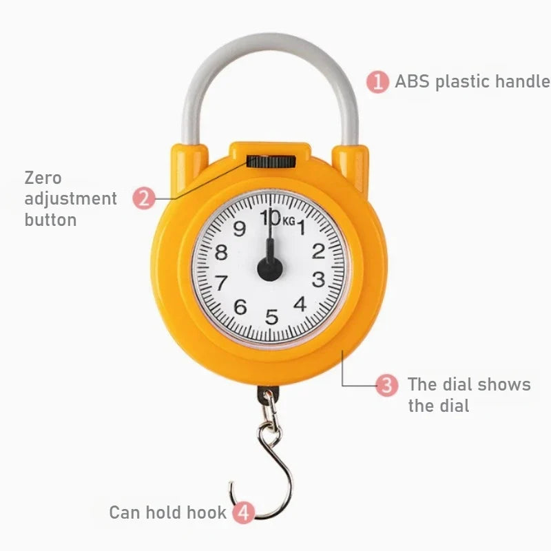 Portable Hanging Kitchen Scale 10kg – Compact & Accurate