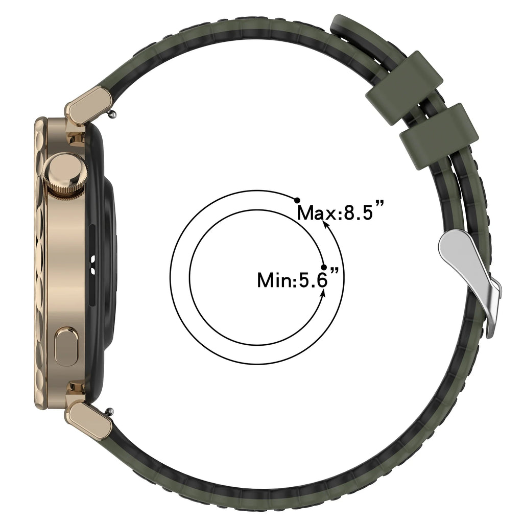 Silicone Watch Band 18mm 20mm – Huawei GT5, Samsung Galaxy