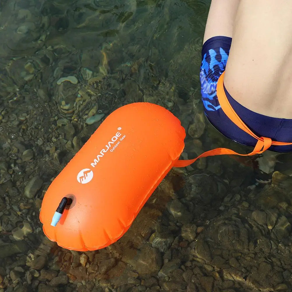 Inflatable Swimming Float Dry Bag with Waist Belt | Water Sport
