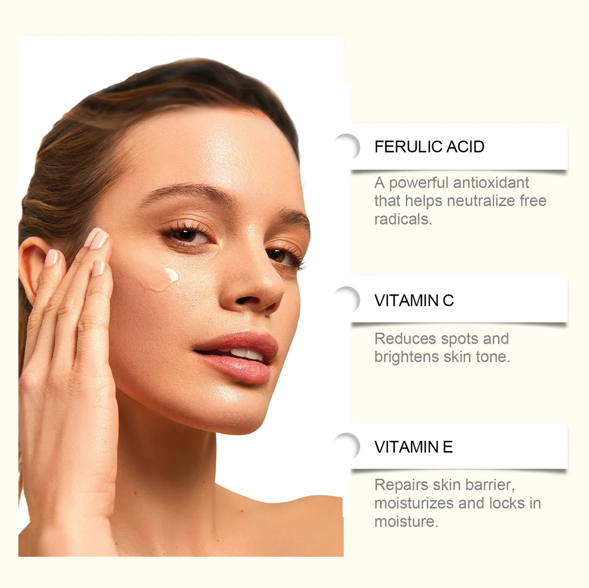Vitamin C & E Brightening Facial Serum – Firming & Pore Care