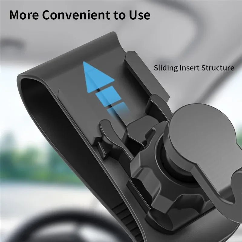 Car Sun Visor Mount for GoPro, Insta360 & DJI Osmo