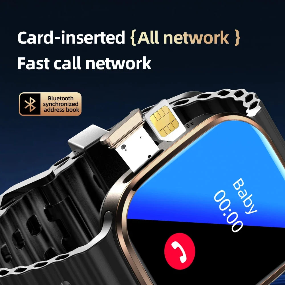 Zestbolt M99 Mini Android 13 Smart Watch 4G SIM GPS AMOLED