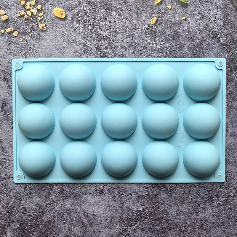 3D Half Sphere Silicone Mold for Mousse, Cake & Chocolate