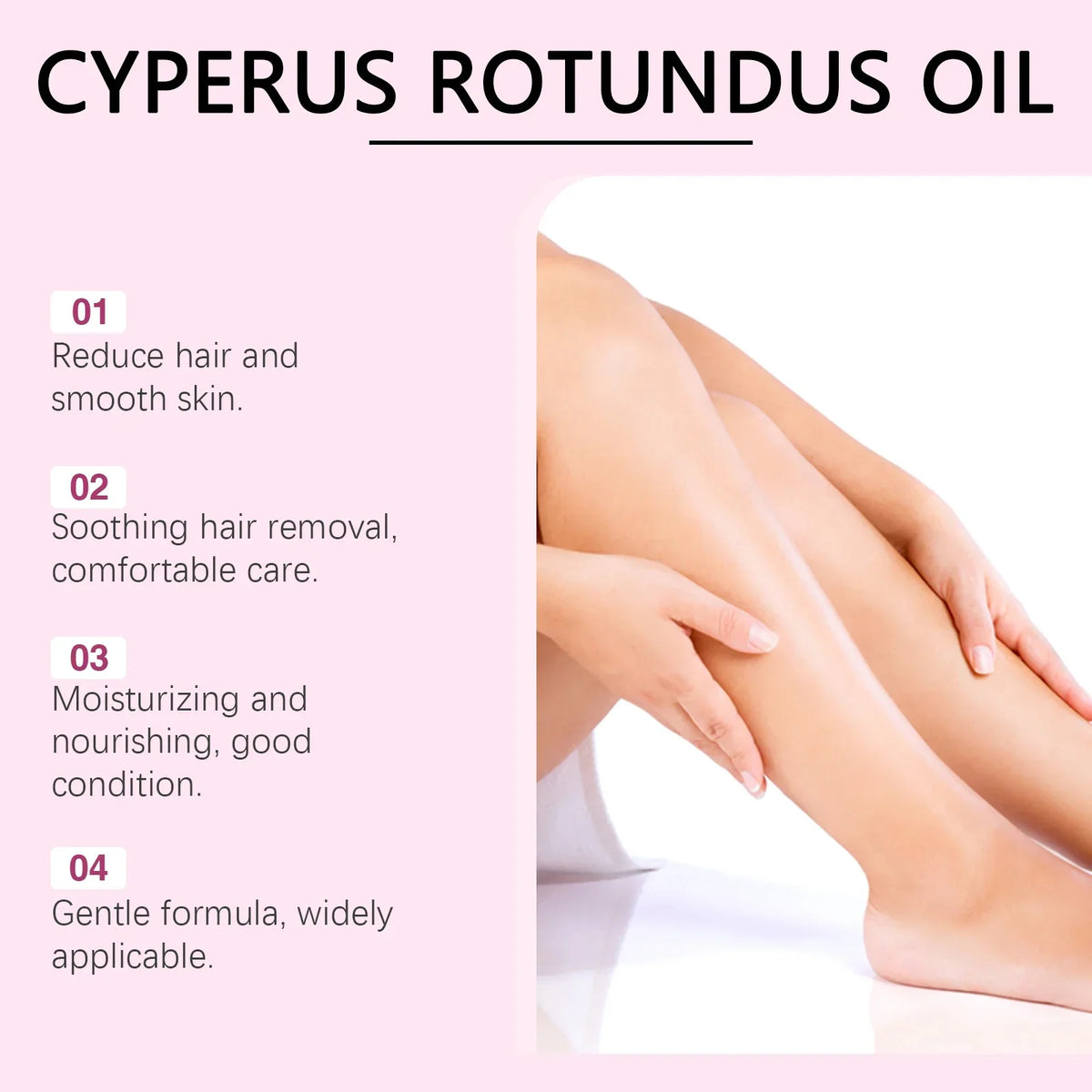OceAura Cyperus Rotundus Hair Growth Inhibitor Oil 60ml