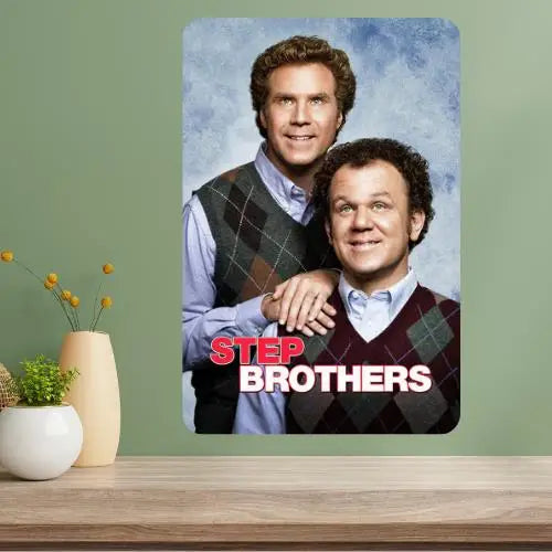 Step Brothers Movie Metal Poster Sign | Retro Aluminum Wall Decor