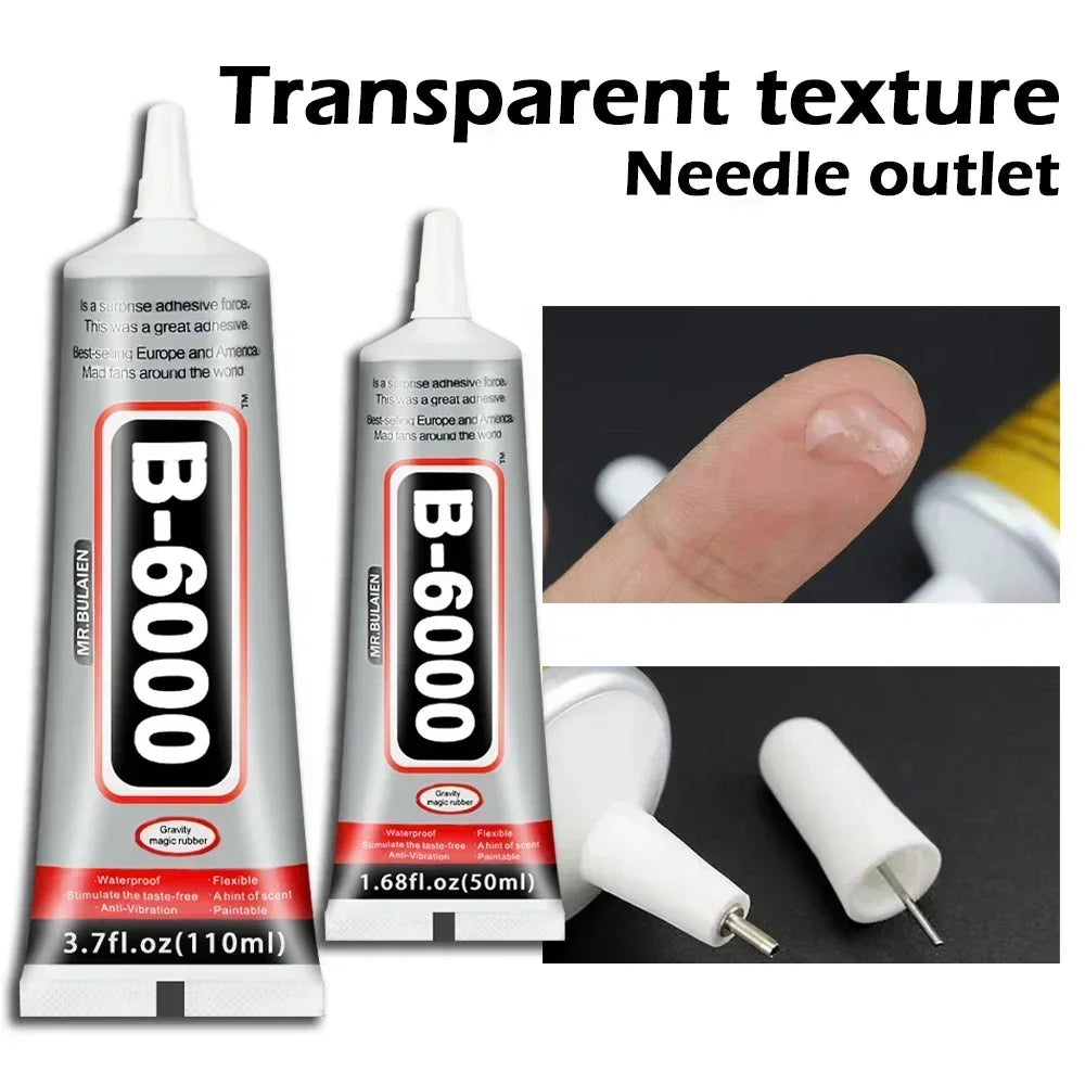 B6000 Rhinestones Crystal Adhesive Mobile Phone Screen Glue Repair
