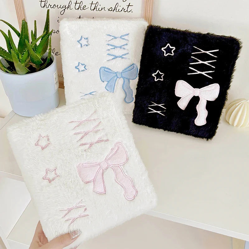 A6 Plush Ballet Bowknot Photocard Binder Album – Kpop Holder