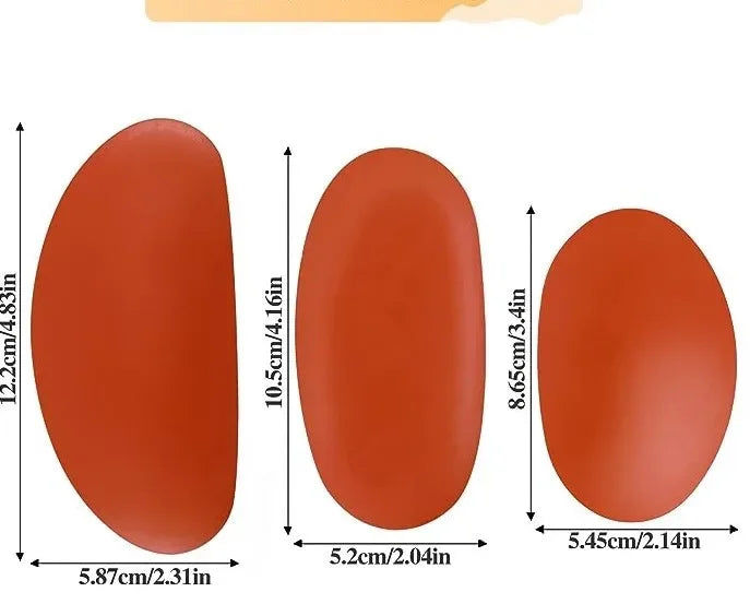 3-Piece Silicone Clay Rib Scraper Set – Pottery & Ceramics
