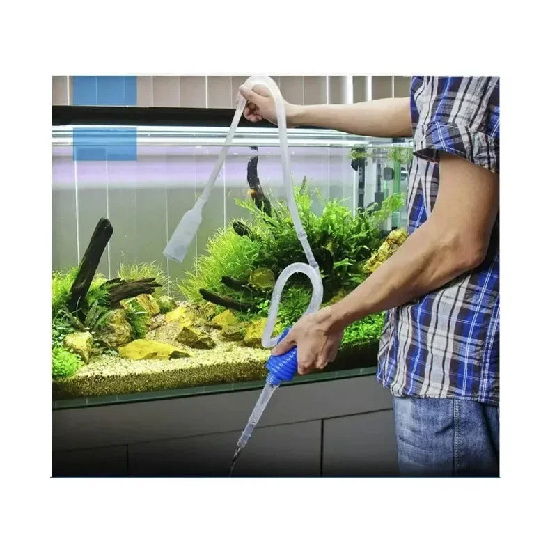 Semi-Automatic Aquarium Gravel Cleaner Vacuum Siphon Pump