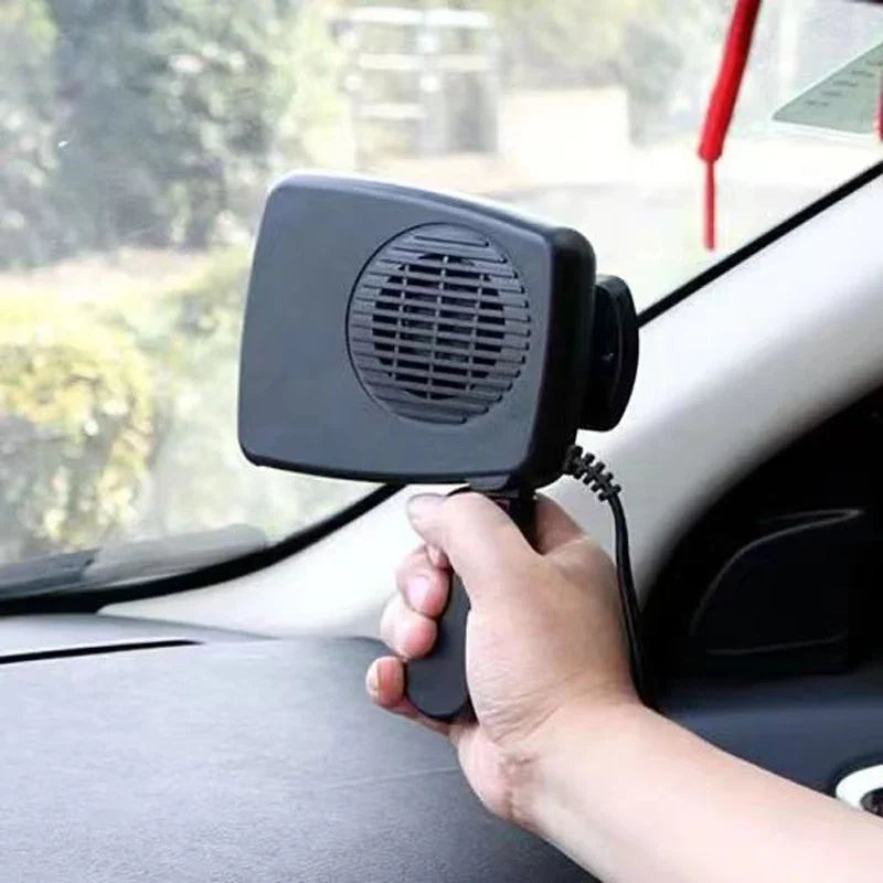 Car Heater Defroster Fan – Dual Heat & Cool, Cigarette Lighter