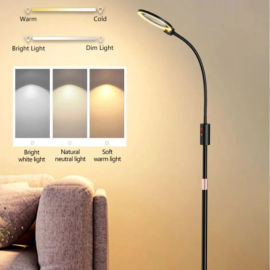 Floor Stand Magnifying Glass with LED Light – Hands-Free Reader