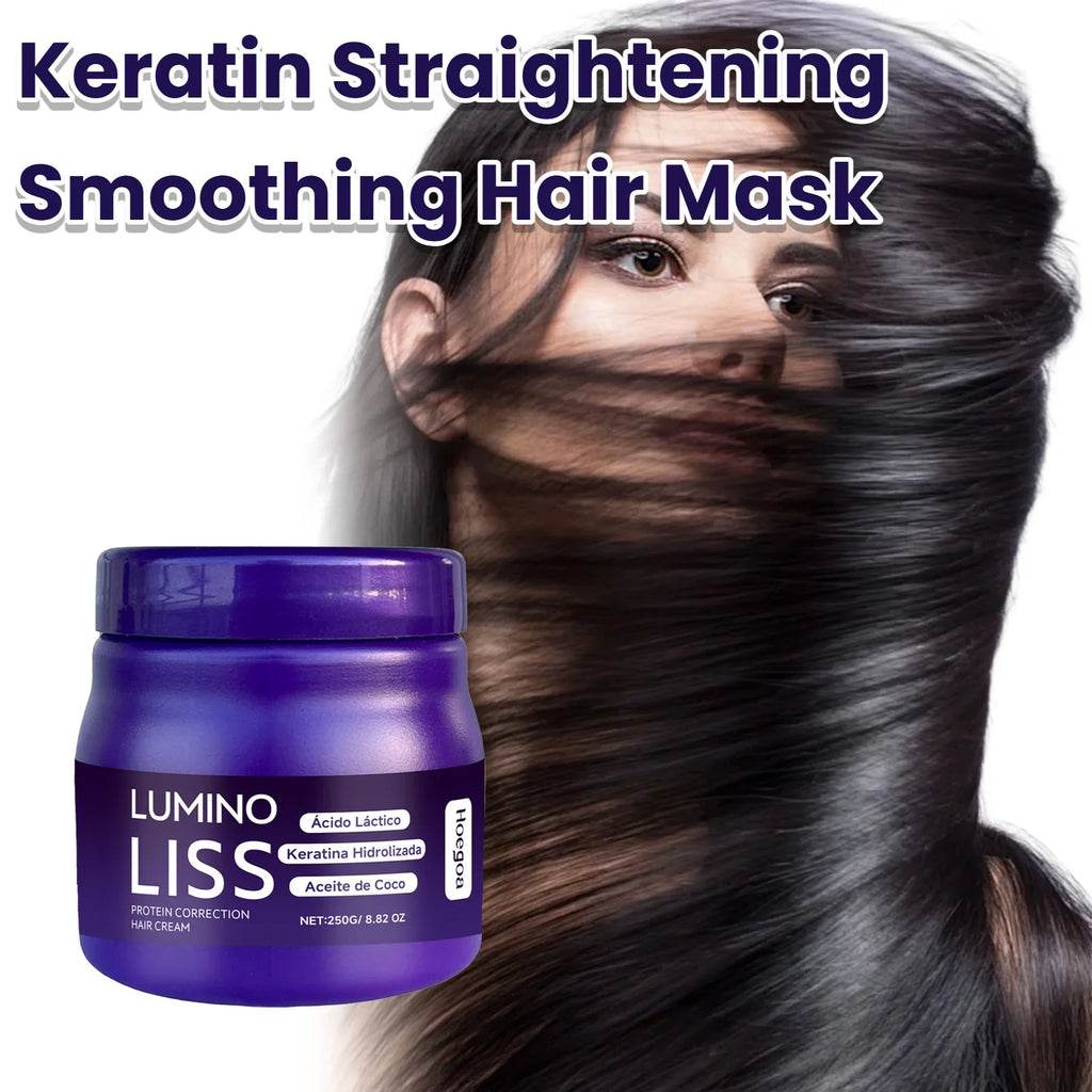 HOEGOA Keratin Hair Mask 250g – Smooth, Frizz-Free Deep Conditioner