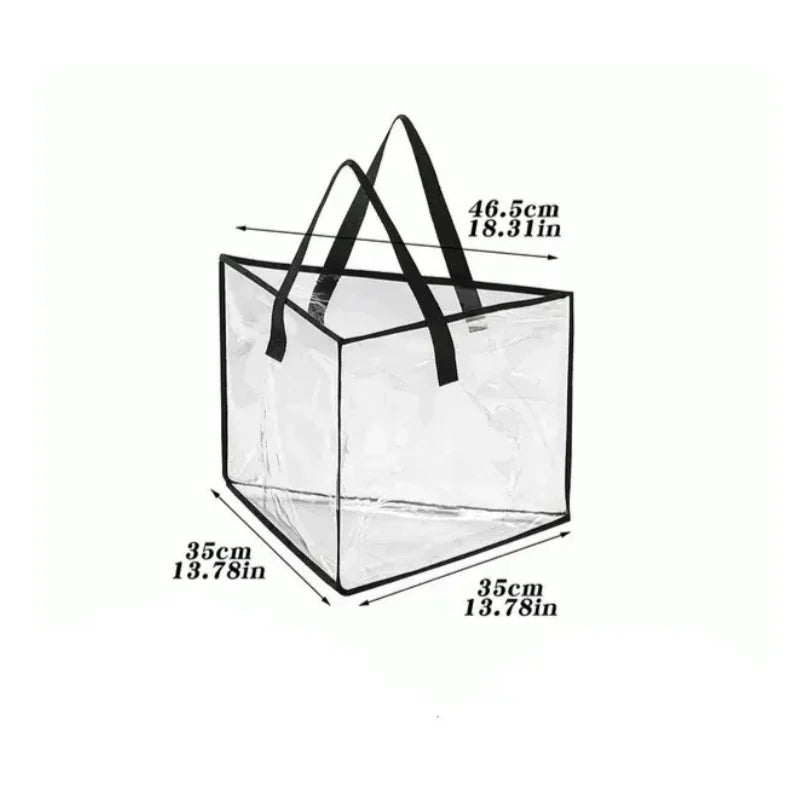 Clothes Hanger Storage Bag Organizer – Space Saving with Handles