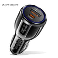 Dual-Port Car Charger QC5.0 & PD 30W Fast Charging