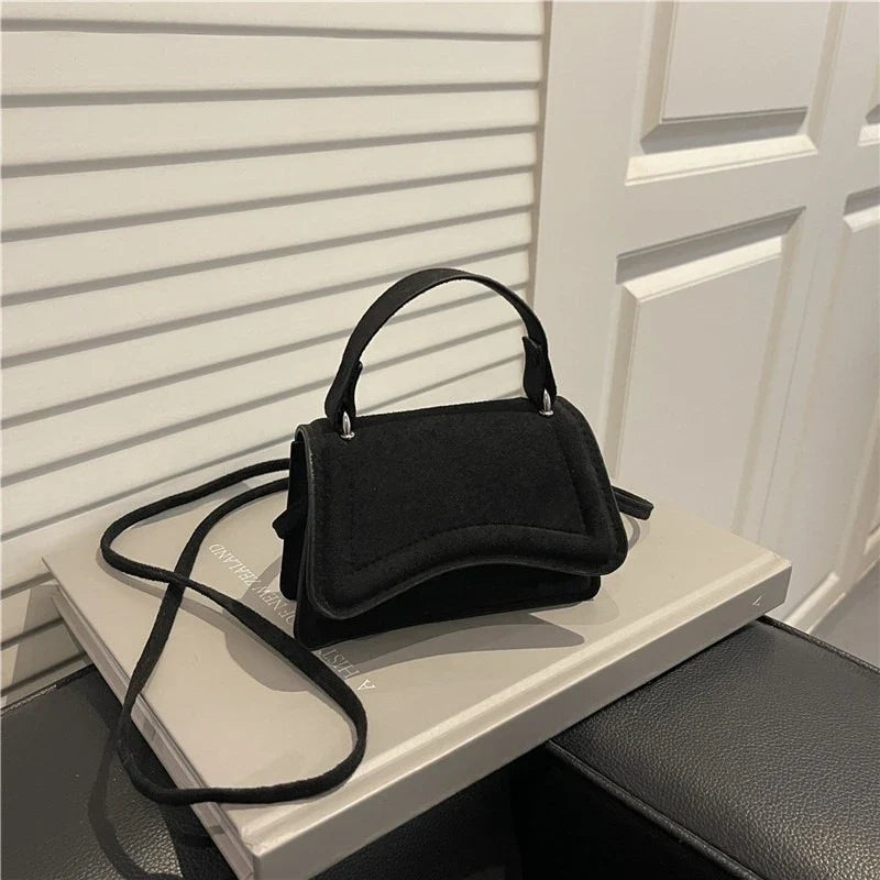 Women's Suede Mini Crossbody Bag | Small Square Handbag – JPXB