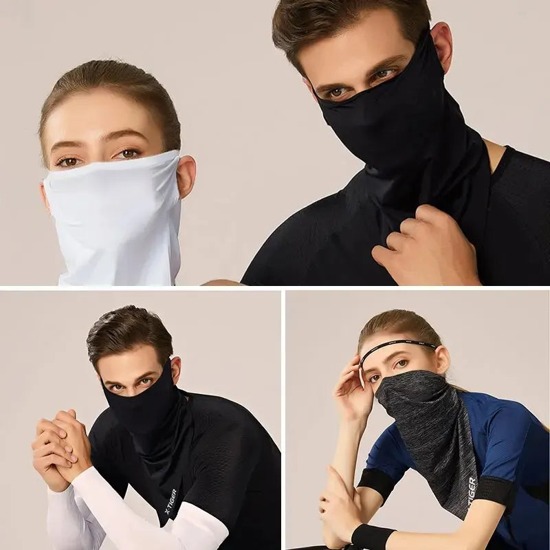 X-TIGER Ice Fabric Sport Face Mask & Headband | UV Protection