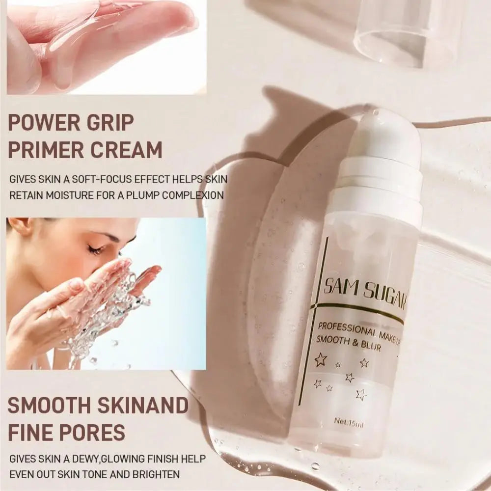 SAM SUGAR Makeup Base Set – Primer, Foundation & Loose Powder