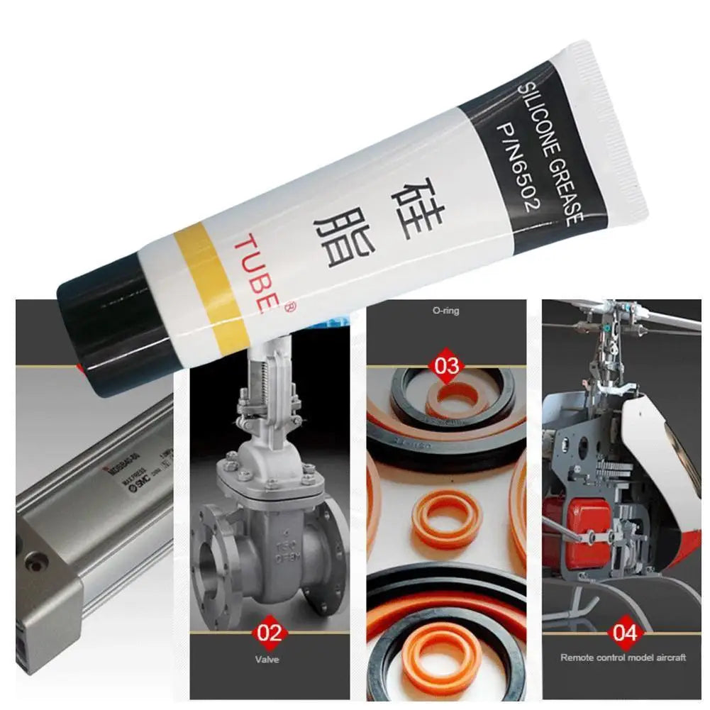 Food Grade Silicone Grease O-Ring Lubricant | -50°C to 230°C