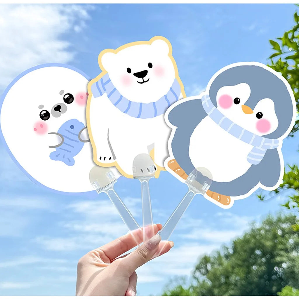 Animal Shaped Fan Dirt-resistant Polar Portable Handheld Office
