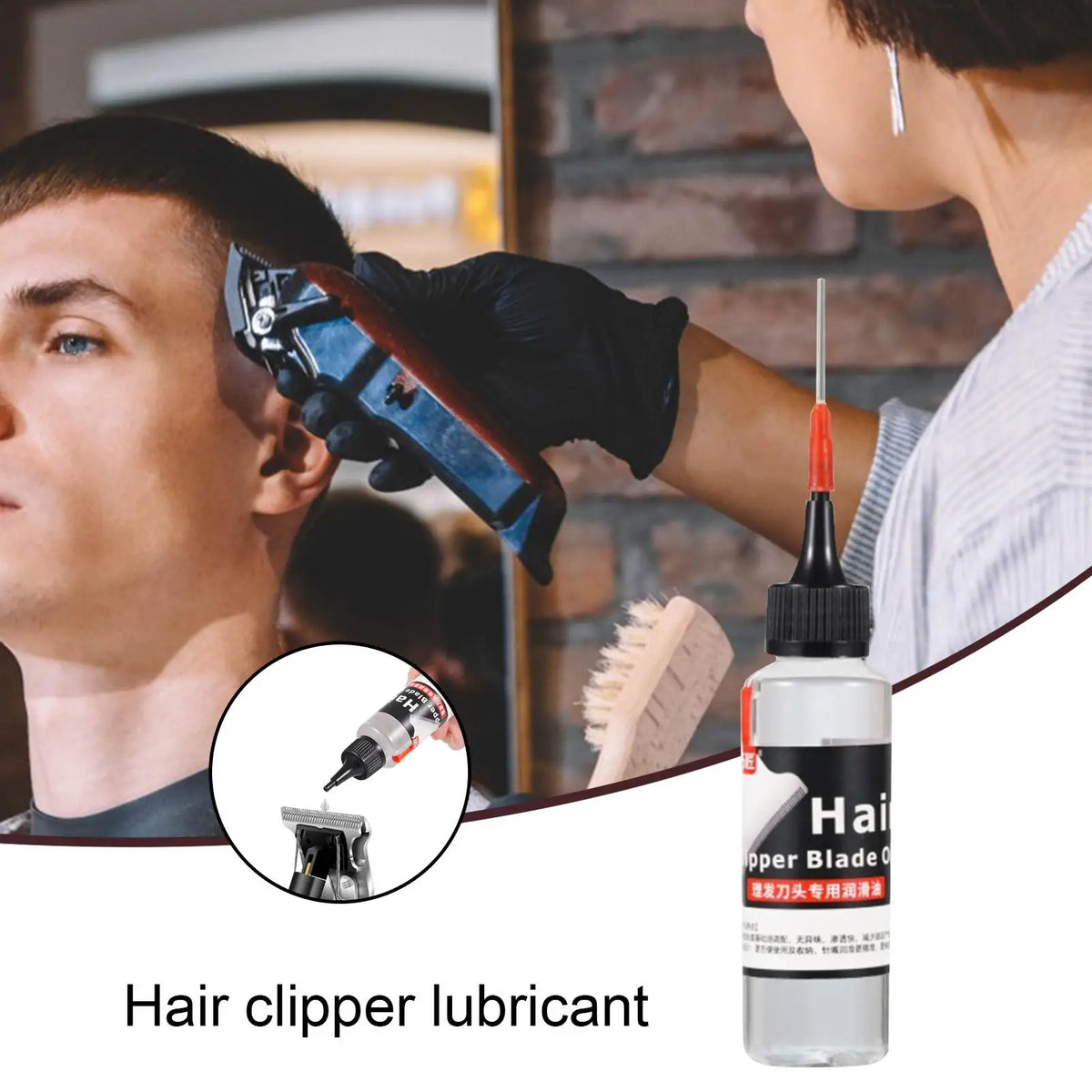 60ml Hair Clipper Oil – Lubricant for Trimmers & Shavers