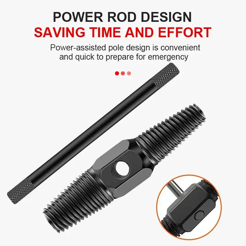 Zimir Double Head Screw Extractor Set – Bolt & Pipe Remover