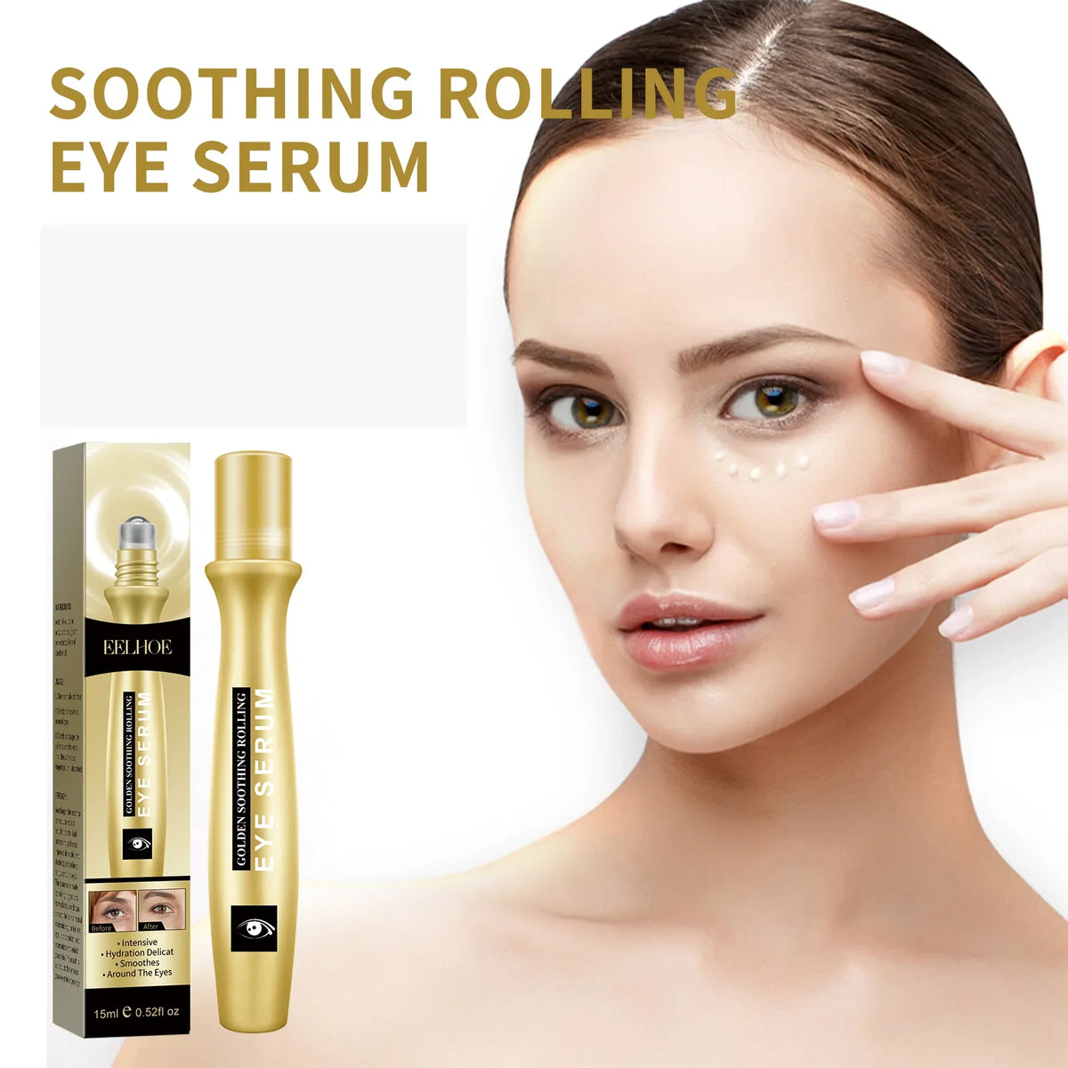 Firming Hydrating Eye Roller Serum – Brightens & Smooths