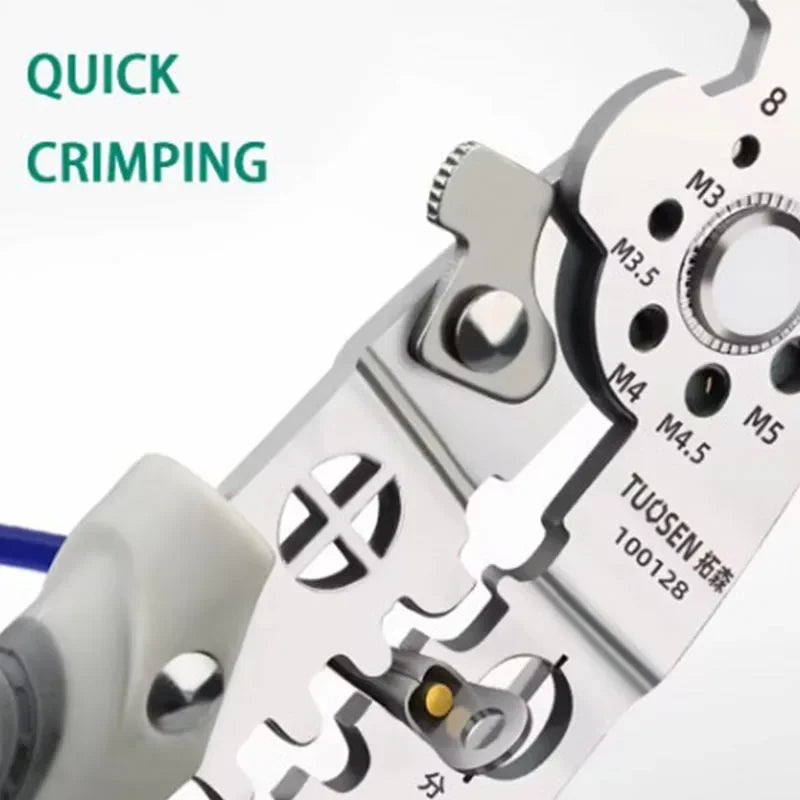 Wire Stripper Decrustation Pliers Crimper Cable Cutter