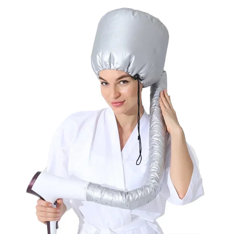 Portable Hair Bonnet Dryer Cap – Fast Dry & Deep Conditioning