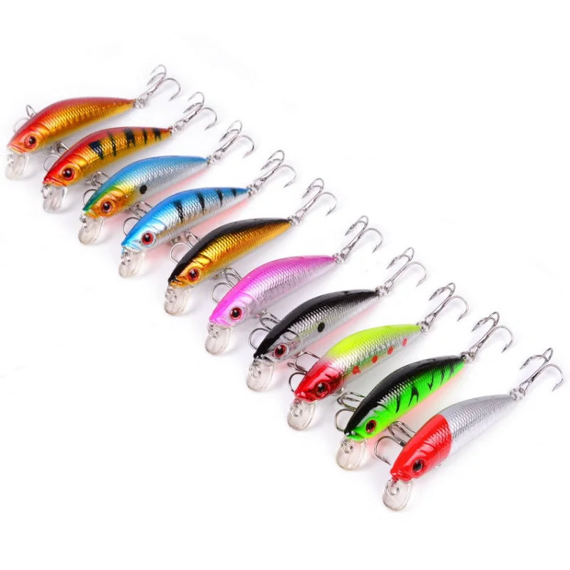 2026 3 5 Random Minnow Lure Bionic Bait Double Hooks Outdoor Fishing