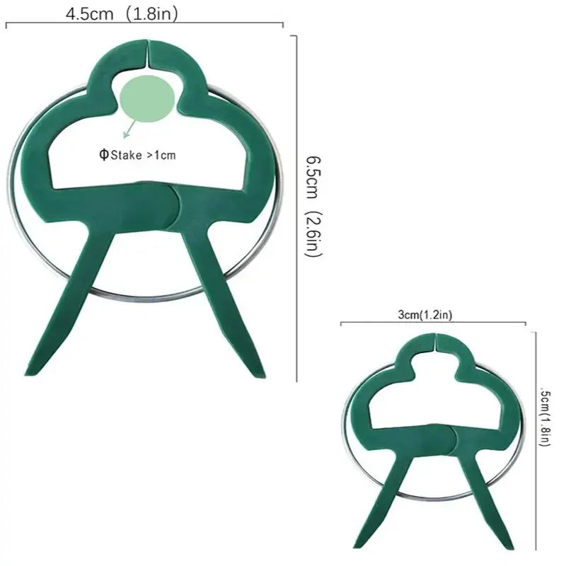 Reusable Plant Support Clips – Tomato, Vine & Flower Garden Ties