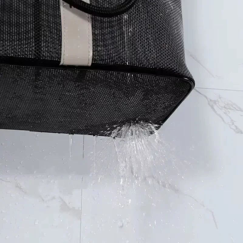 2026 Large Capacity Transparent Cosmetic Bag Portable Travel Shower